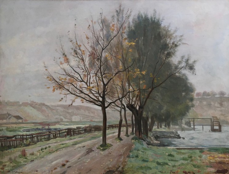 Paysage D Automne By Theodore Douzon 1907 Painting Artsper