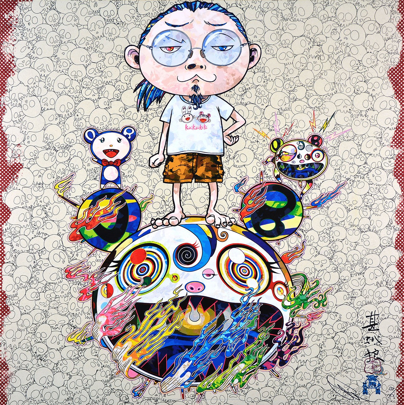 Takashi Murakami, Obliterate the self and even a fire is cool Takashi Murakami, Obliterate the self and even a fire is cool