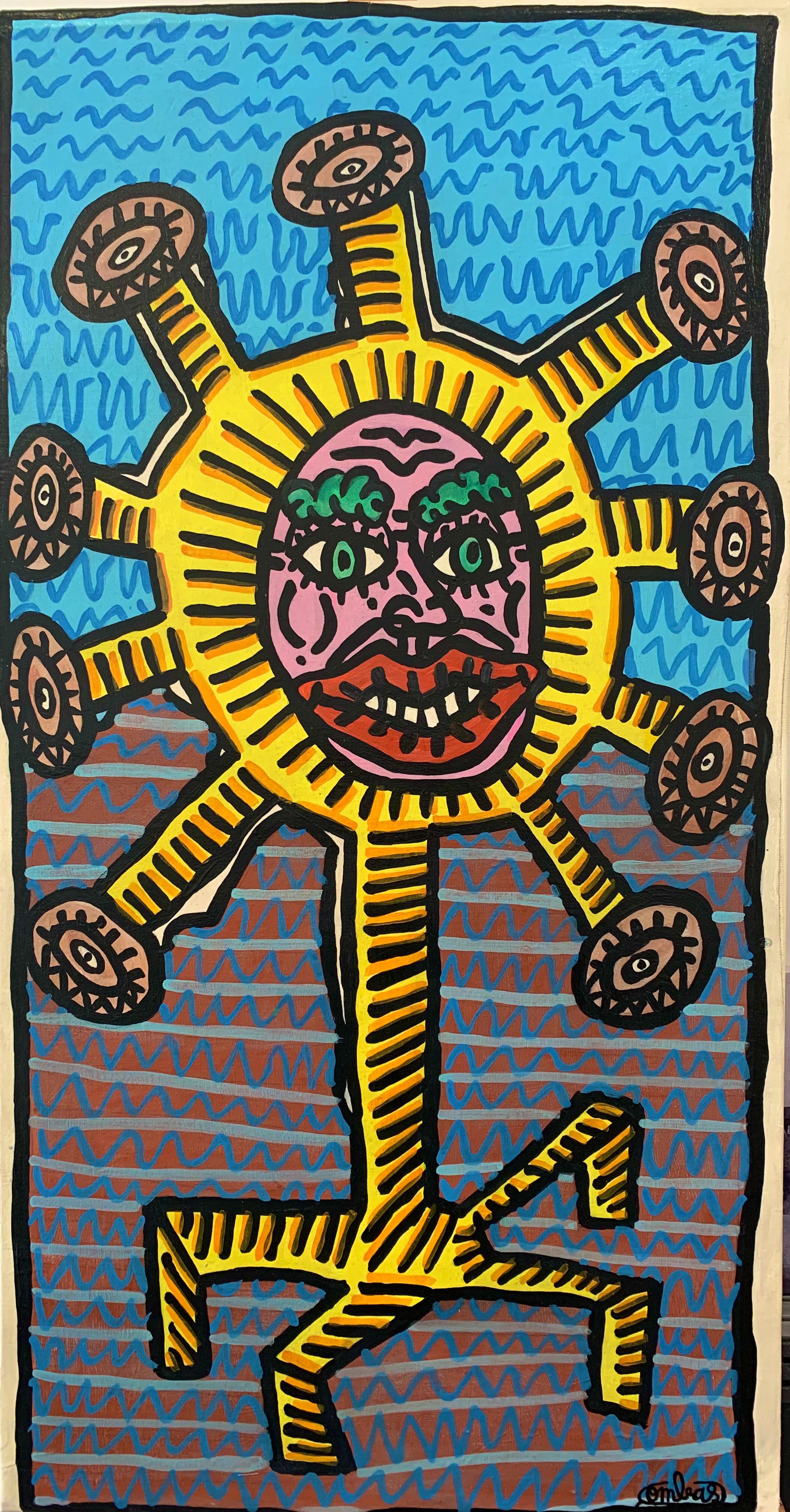 Robert Combas, Soleil présentoir Robert Combas, Soleil présentoir