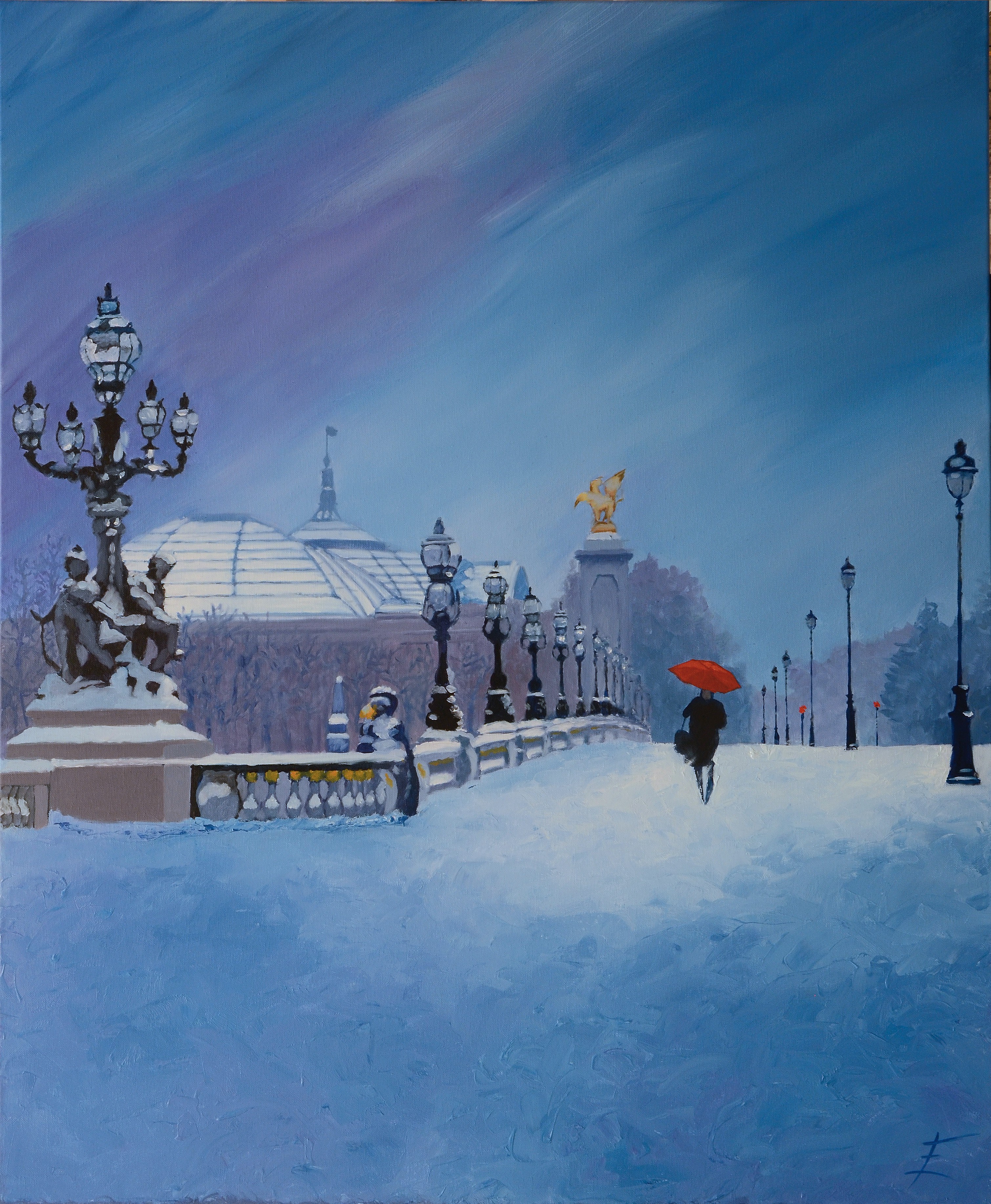 Eric Turlot, Alexandre sous la neige Eric Turlot, Alexandre sous la neige