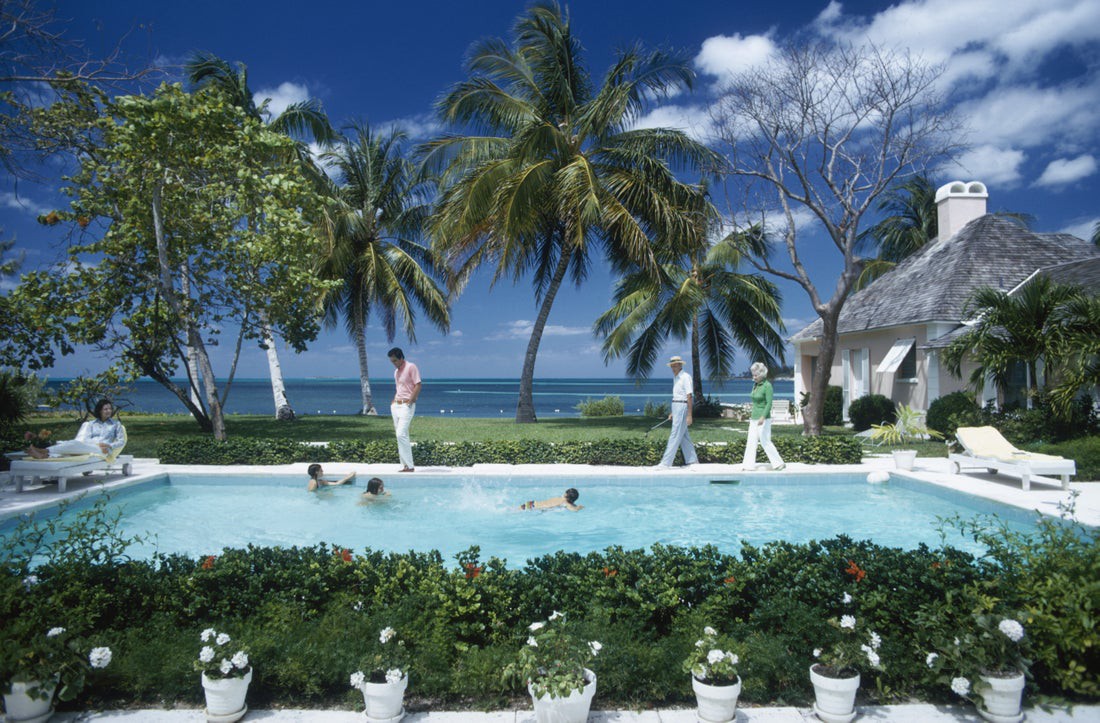 Slim Aarons, Leonard Dalsemer - 1974 Slim Aarons Limited Edition Estate Stamped Print Slim Aarons, Leonard Dalsemer - 1974 Slim Aarons Limited Edition Estate Stamped Print