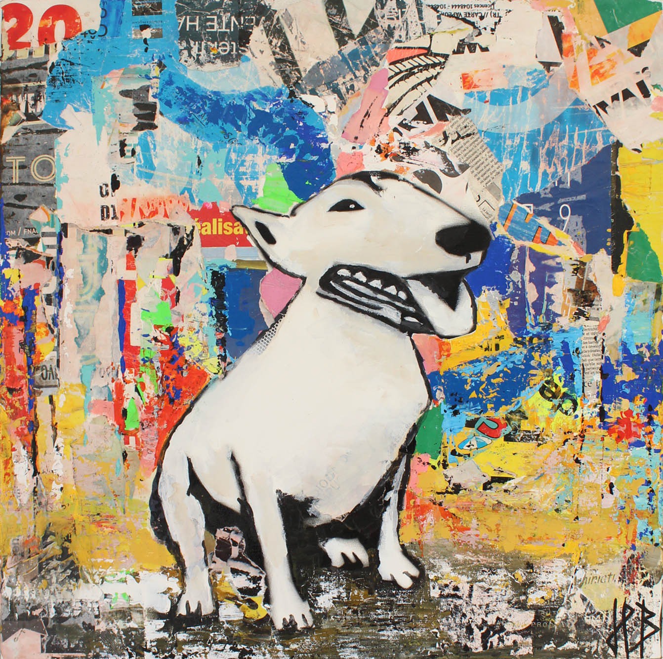 Jean-Philippe Berger, Dog in colors Jean-Philippe Berger, Dog in colors