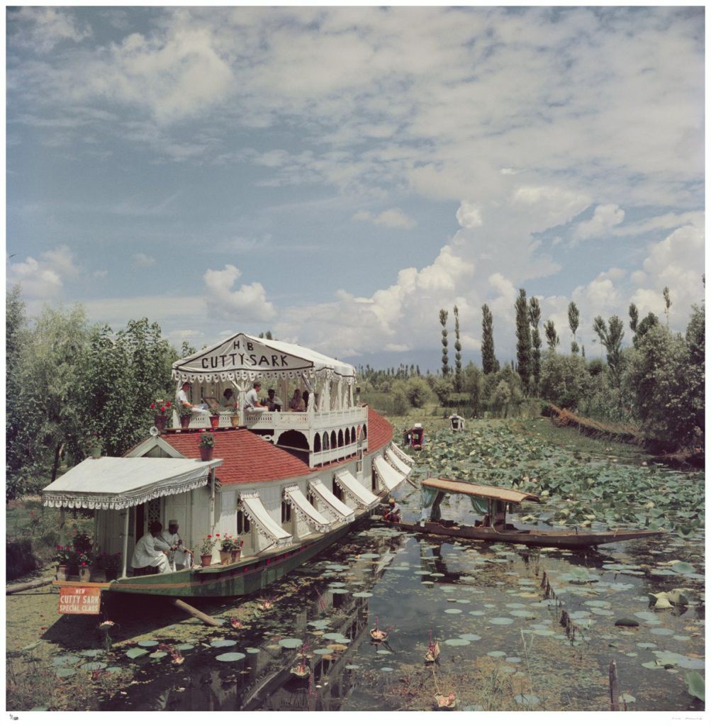 Slim Aarons, Jhelum River - 1961 Slim Aarons Limited Edition Estate Stamped Print Slim Aarons, Jhelum River - 1961 Slim Aarons Limited Edition Estate Stamped Print
