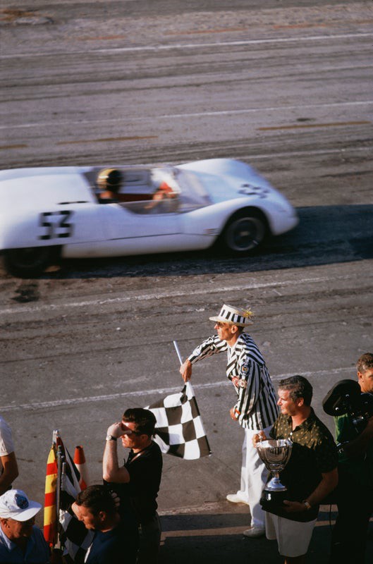 Slim Aarons, Checkered Flag - 1963 Slim Aarons Limited Edition Estate Stamped Print Slim Aarons, Checkered Flag - 1963 Slim Aarons Limited Edition Estate Stamped Print