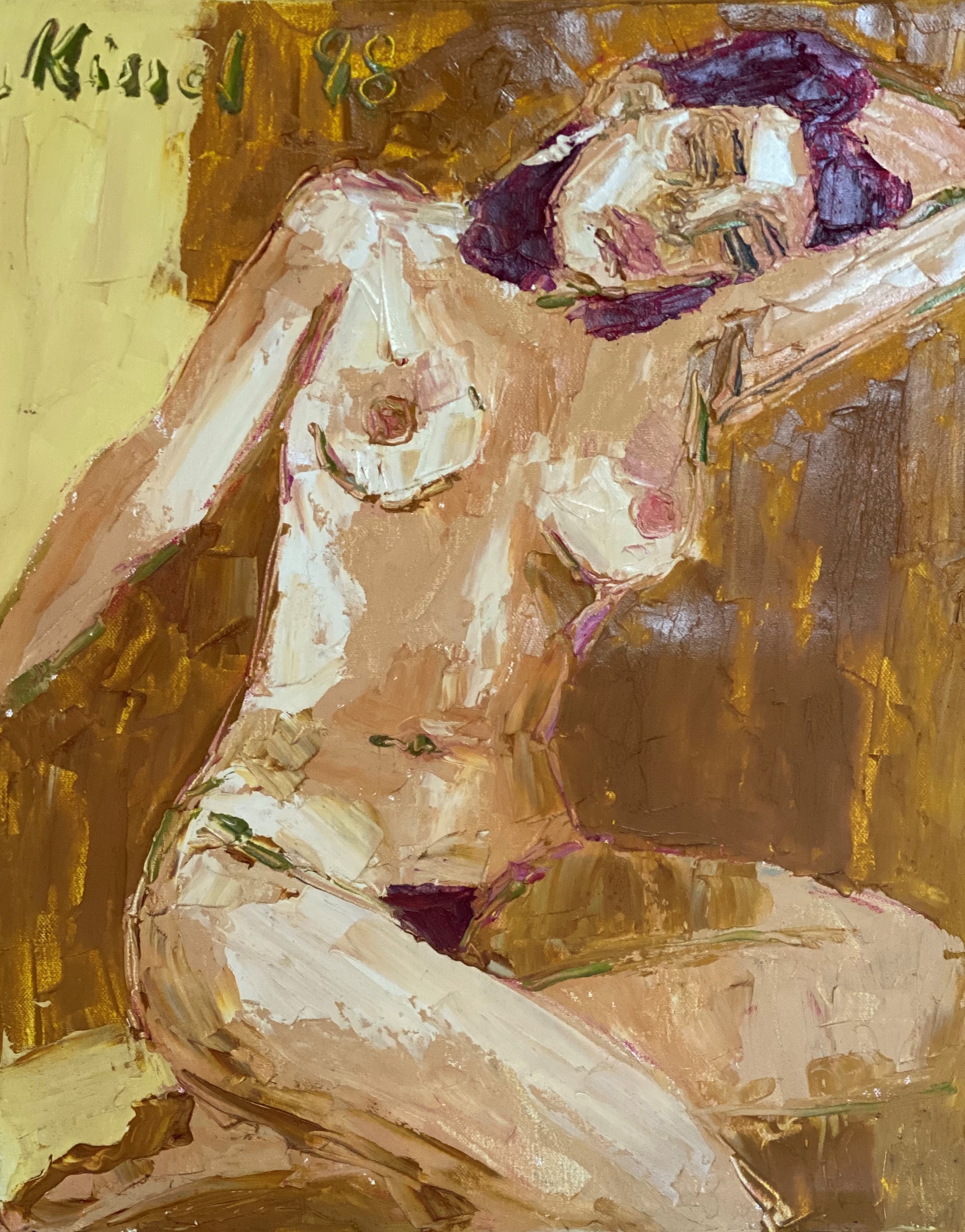 Gernot Kissel, Nude, brown Gernot Kissel, Nude, brown