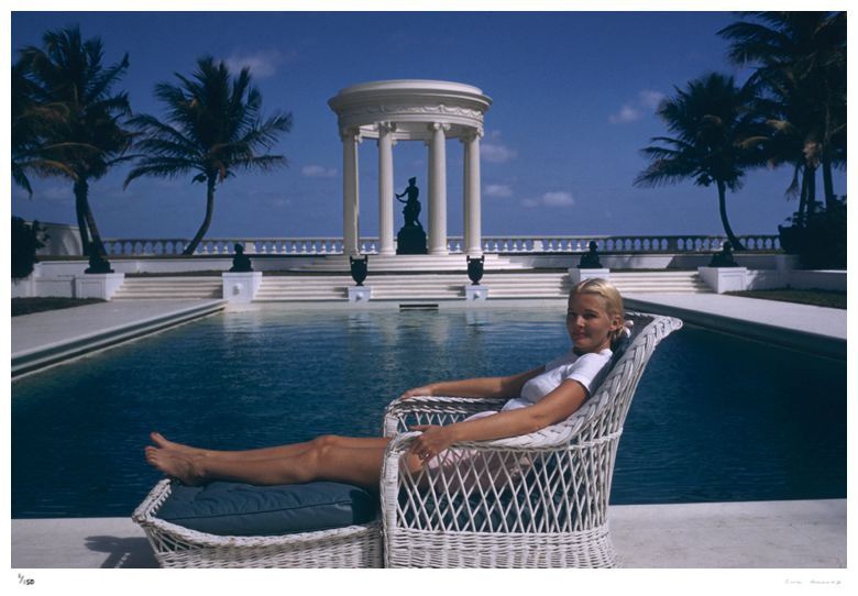 Slim Aarons, CZ’s House 1955 Slim Aarons Limited Edition Estate Stamped Print Slim Aarons, CZ’s House 1955 Slim Aarons Limited Edition Estate Stamped Print