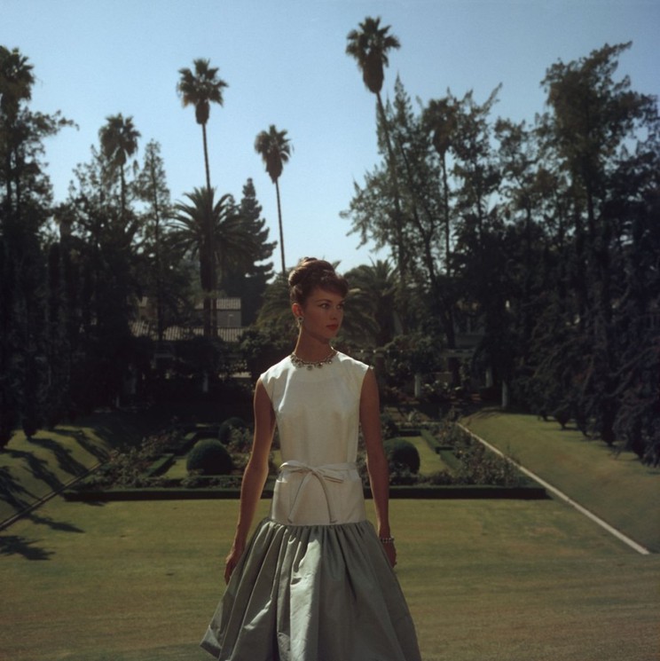 Slim Aarons, Two-Tone Dress, 1956 Slim Aarons Limited Edition Estate Stamped Print, Photography on paper