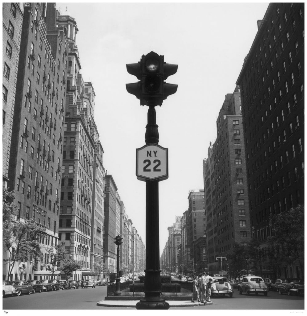 Slim Aarons, NY Lights 1953 Slim Aarons Limited Edition Estate Stamped Print Slim Aarons, NY Lights 1953 Slim Aarons Limited Edition Estate Stamped Print