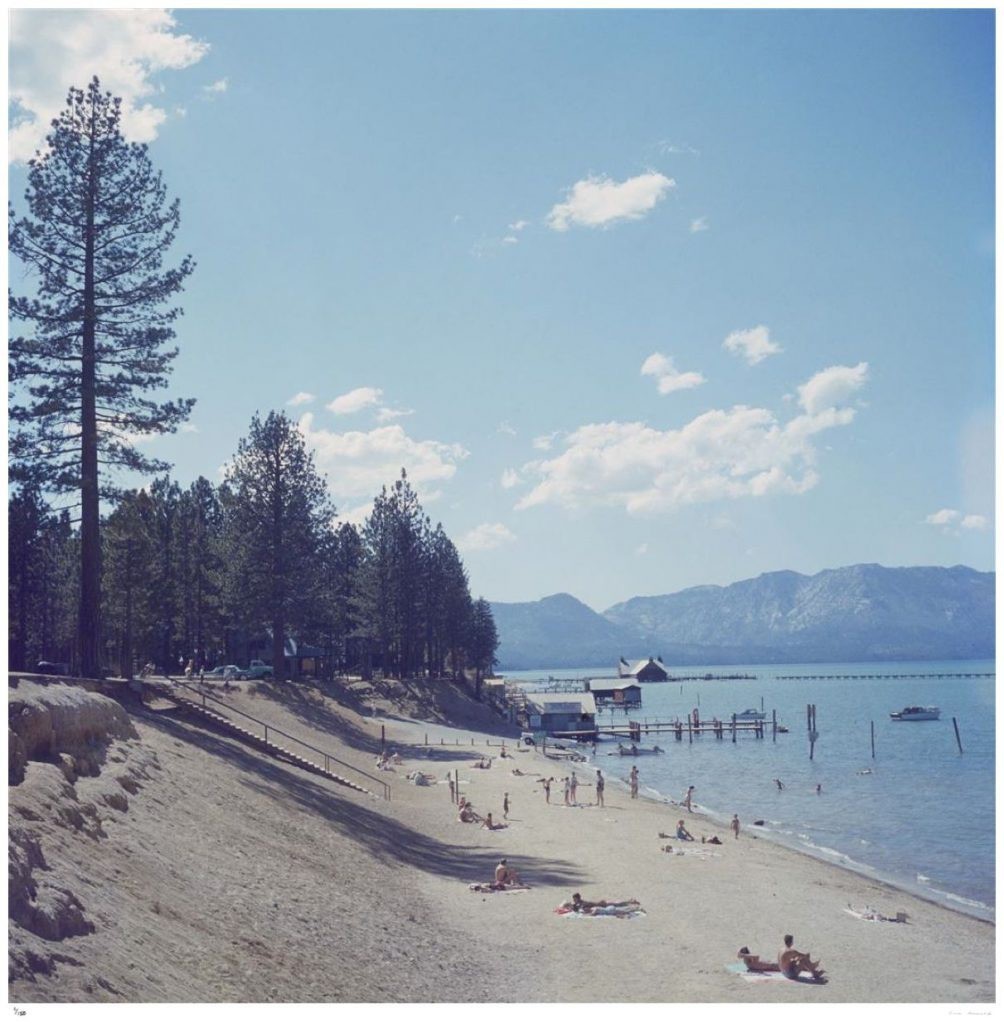 Slim Aarons, El Dorado Beach 1959 Slim Aarons Limited Edition Estate Stamped Print Slim Aarons, El Dorado Beach 1959 Slim Aarons Limited Edition Estate Stamped Print