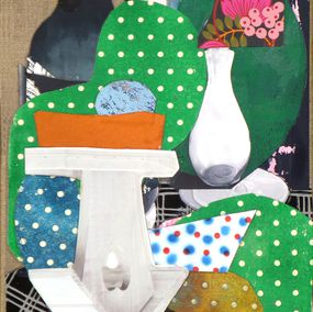 Painting, Jardin, Pascal Marlin