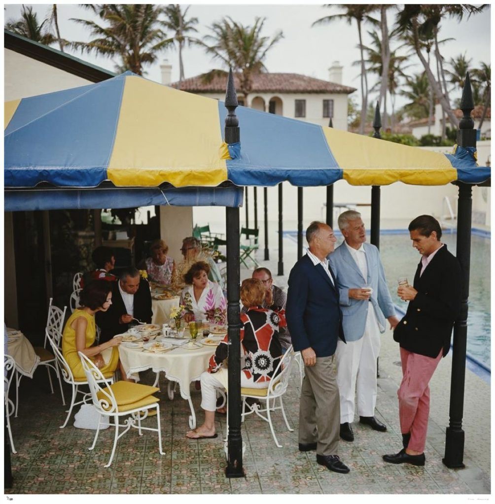 Slim Aarons, Palm Beach party Slim Aarons, Palm Beach party