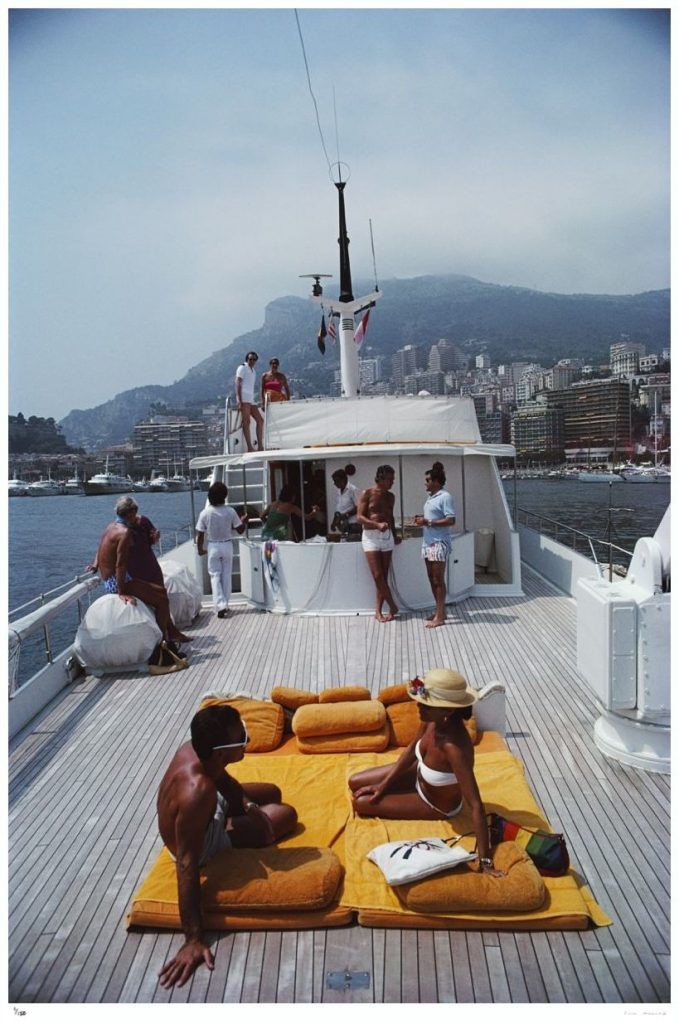 Slim Aarons, Scotti’s Yacht Slim Aarons, Scotti’s Yacht