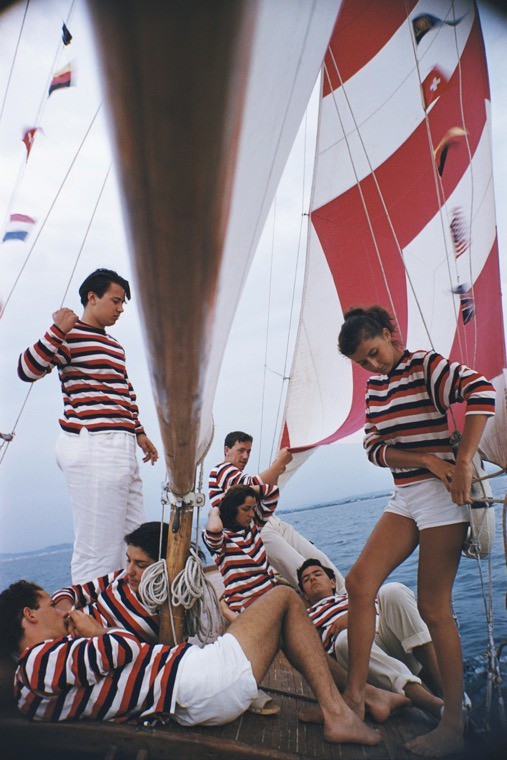 Slim Aarons, Adriatic Sailors Slim Aarons, Adriatic Sailors