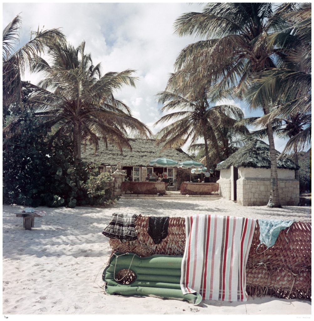 Slim Aarons, Antigua Beach Club Slim Aarons, Antigua Beach Club