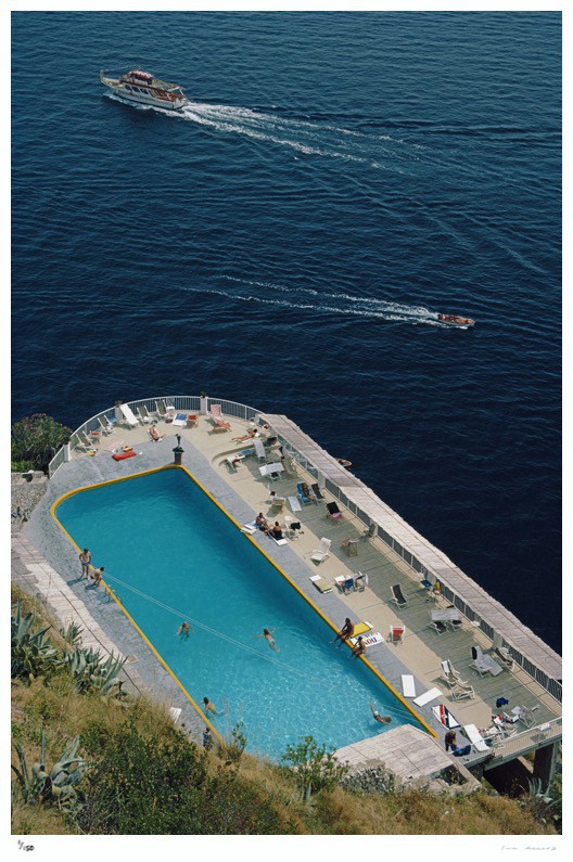 Slim Aarons, Belvedere Pool Slim Aarons, Belvedere Pool