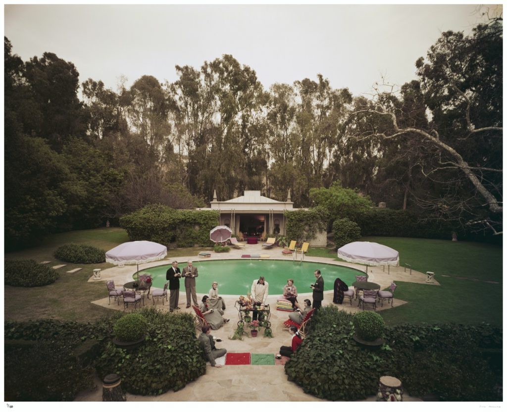 Slim Aarons, Beverly Hills Pool Party Slim Aarons, Beverly Hills Pool Party