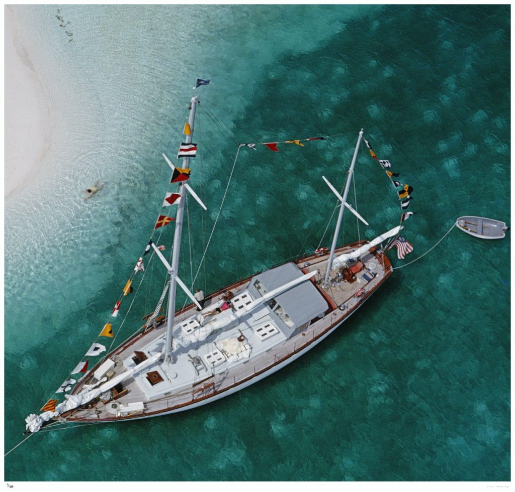 Slim Aarons, Charter Ketch Slim Aarons, Charter Ketch