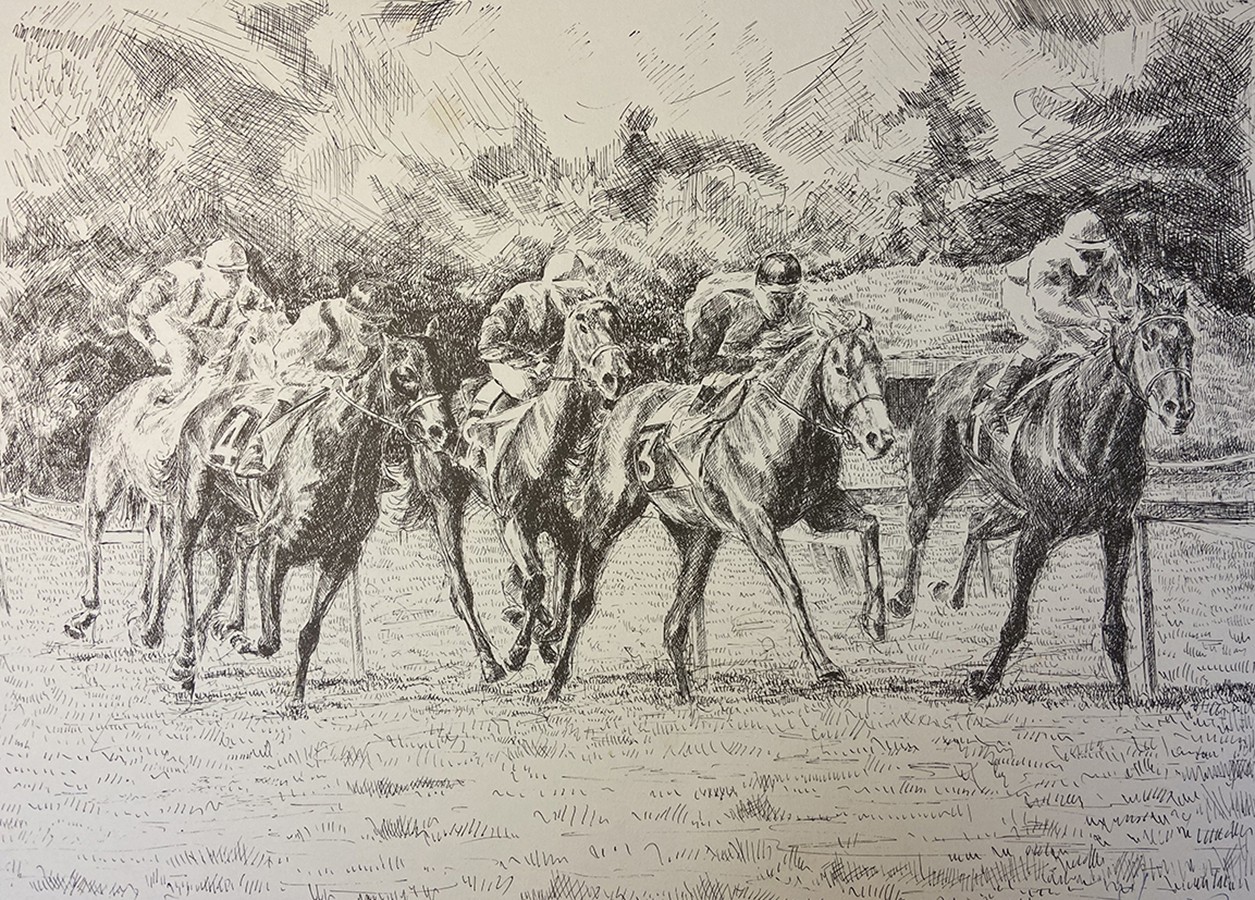 Serge Mendjisky, Galop à Longchamp Serge Mendjisky, Galop à Longchamp
