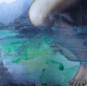 Gemälde, Eternal Recurrence #40, Original Photo Collage, Framed, Natasha Zupan