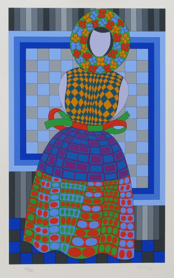 Victor Vasarely, Fille Fleur Victor Vasarely, Fille Fleur