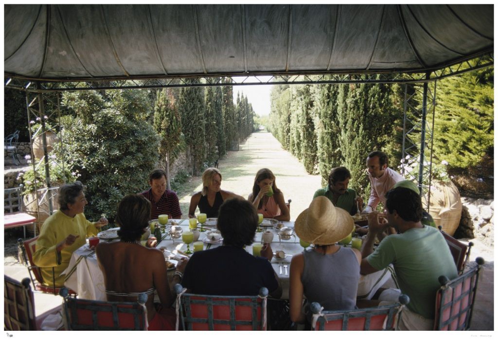 Slim Aarons, Lunch With Lili Slim Aarons, Lunch With Lili