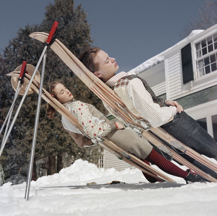 Slim Aarons, New England Skiing Slim Aarons, New England Skiing