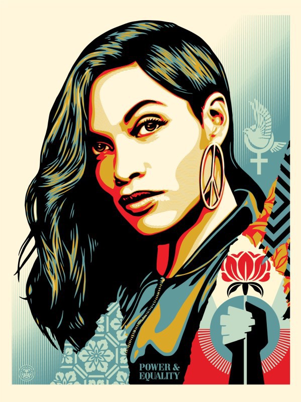 Shepard Fairey (Obey), Power & Equality Flower Shepard Fairey (Obey), Power & Equality Flower