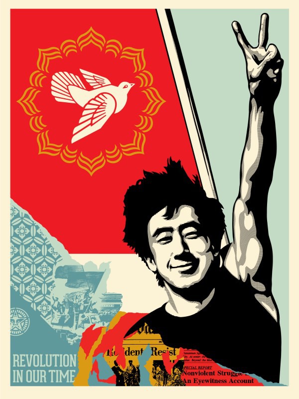 Shepard Fairey (Obey), Revolution in our time Shepard Fairey (Obey), Revolution in our time