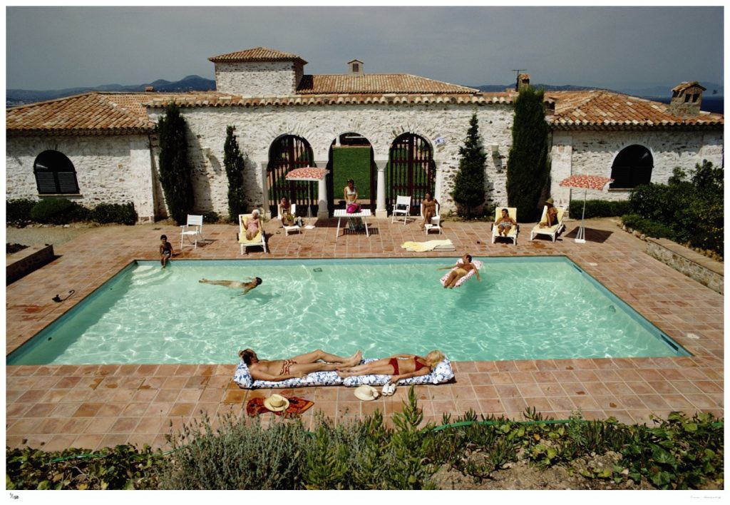 Slim Aarons, Pool In St Tropez Slim Aarons, Pool In St Tropez