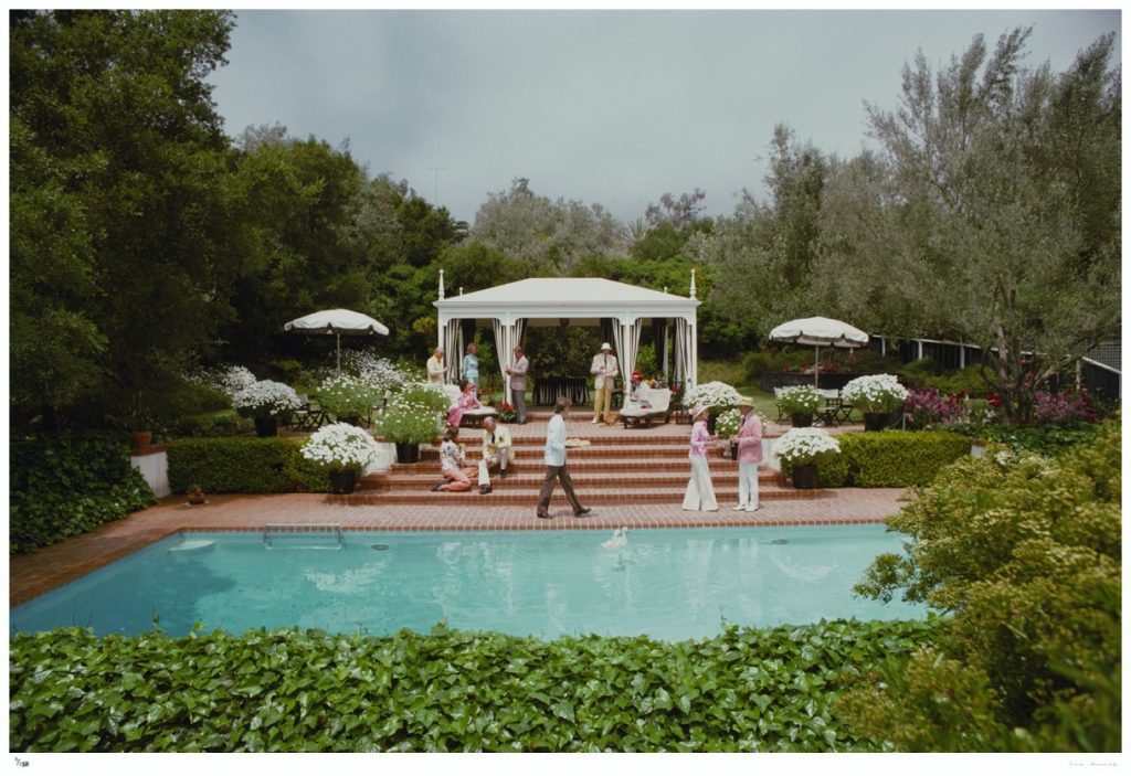 Slim Aarons, Poolside Drinks Slim Aarons, Poolside Drinks