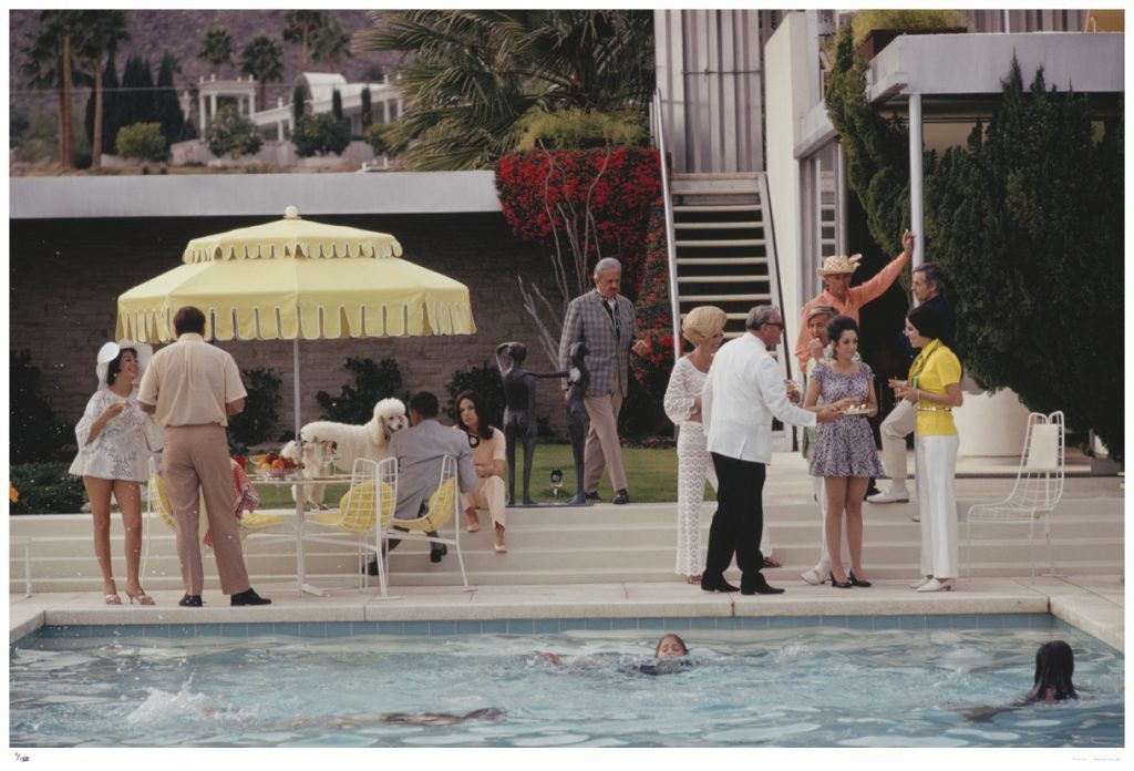 Slim Aarons, Poolside Party Slim Aarons, Poolside Party