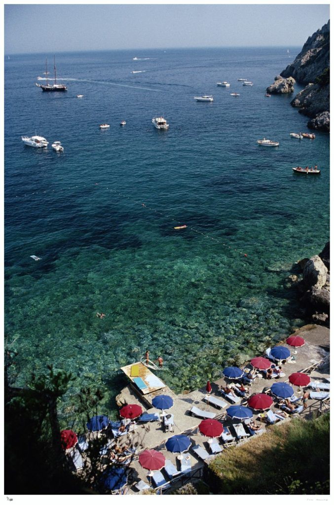 Slim Aarons, Porto Ercole Beach Slim Aarons, Porto Ercole Beach