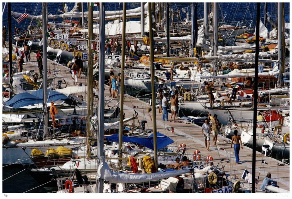 Slim Aarons, Porto Ercole Harbour Slim Aarons, Porto Ercole Harbour