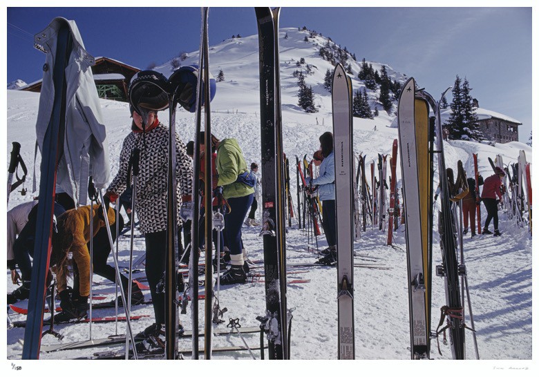 Slim Aarons, Skiers At Gstaad Slim Aarons, Skiers At Gstaad