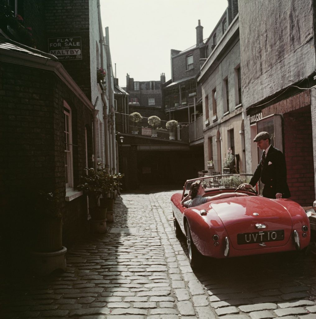 Slim Aarons, Sports Car Couple Slim Aarons, Sports Car Couple