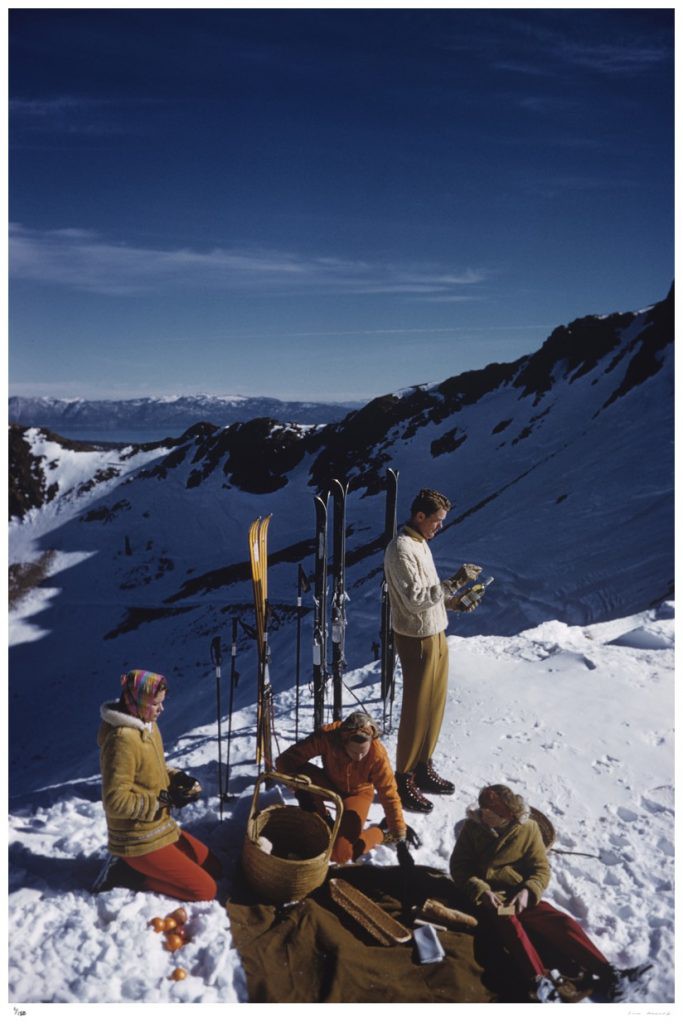 Slim Aarons, Squaw Valley Picnic Slim Aarons, Squaw Valley Picnic