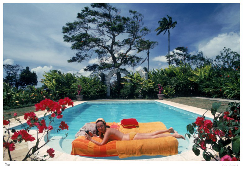 Slim Aarons, Sunbathing In Barbados Slim Aarons, Sunbathing In Barbados