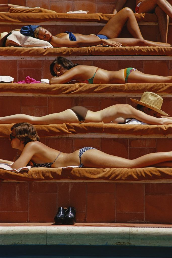 Slim Aarons, Sunbathing In Capri Slim Aarons, Sunbathing In Capri