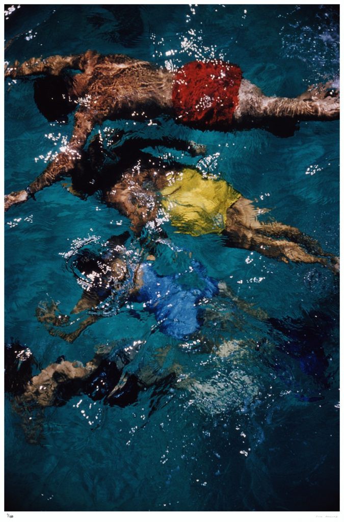 Slim Aarons, Swimming In The Bahamas Slim Aarons, Swimming In The Bahamas
