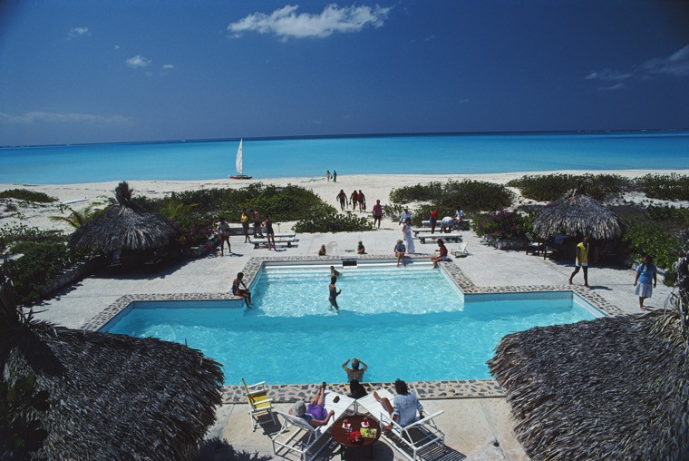 Slim Aarons, Swimming Pool On The Beach Slim Aarons, Swimming Pool On The Beach