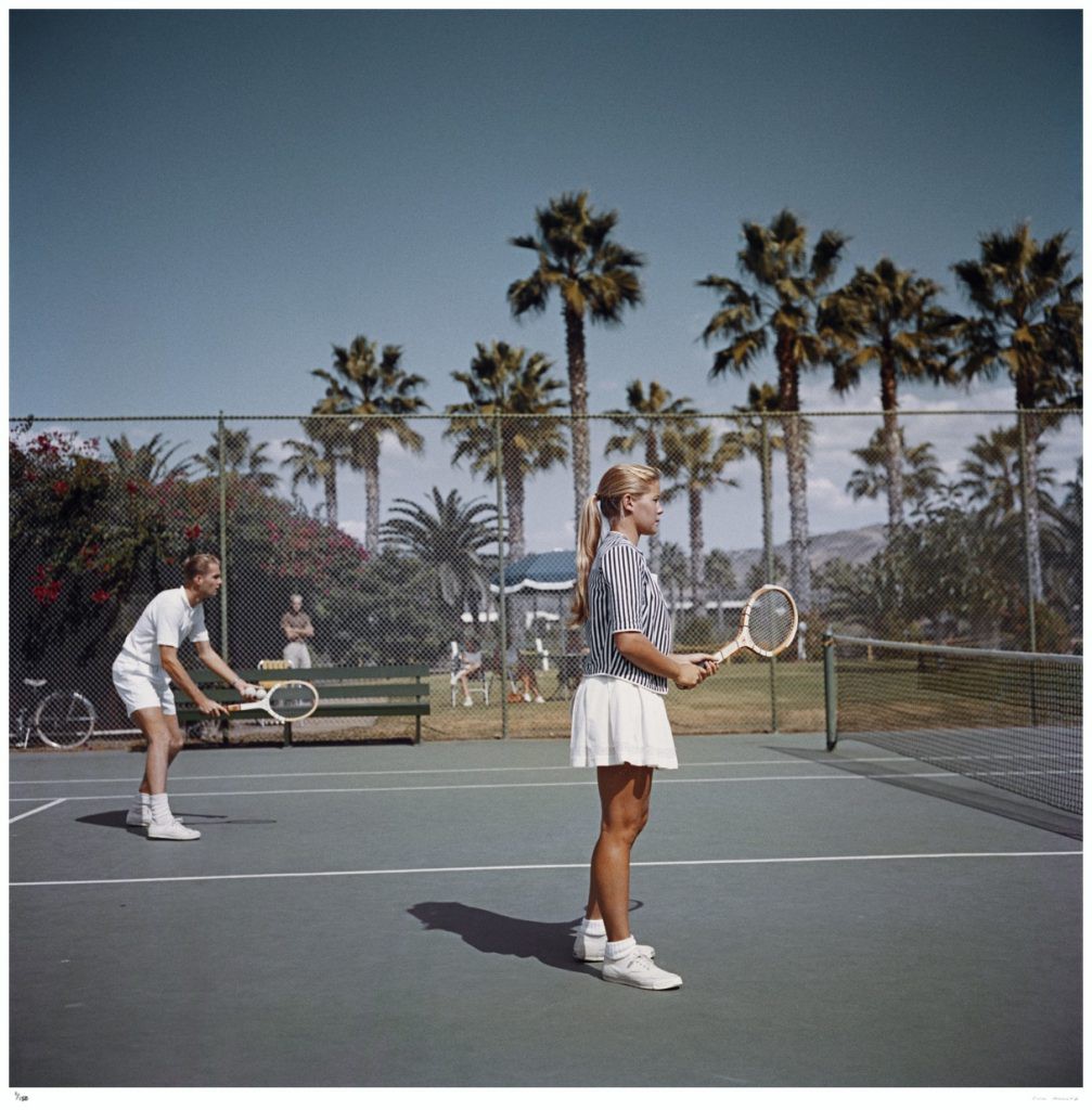 Slim Aarons, Tennis in San Diego Slim Aarons, Tennis in San Diego