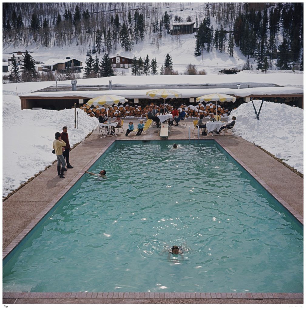 Slim Aarons, Winter Pool Slim Aarons, Winter Pool