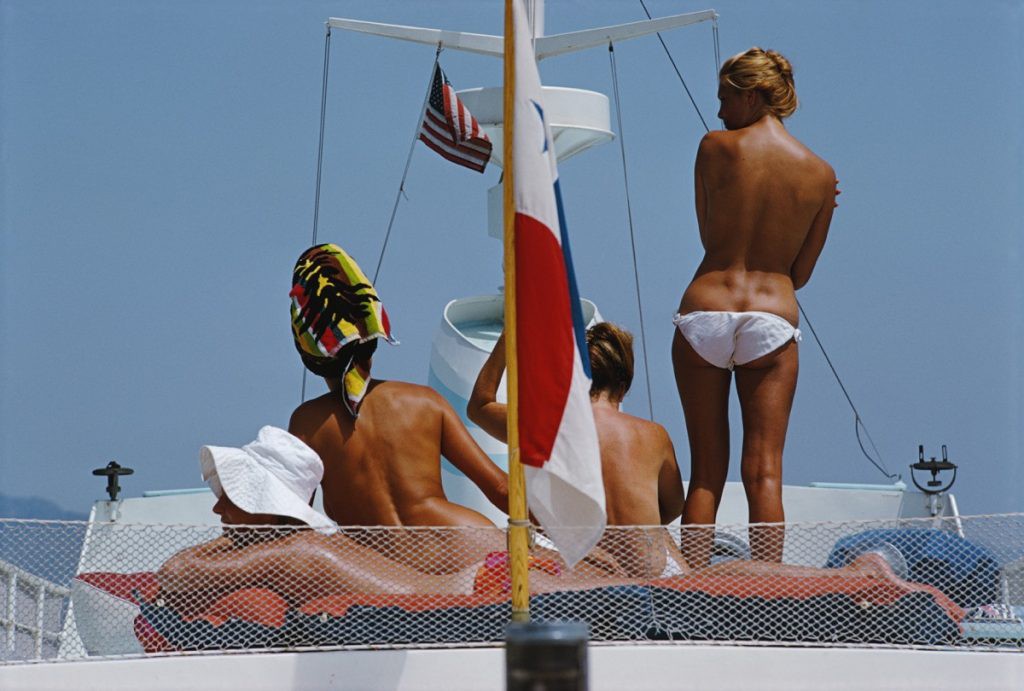 Slim Aarons, Yacht Holiday Slim Aarons, Yacht Holiday