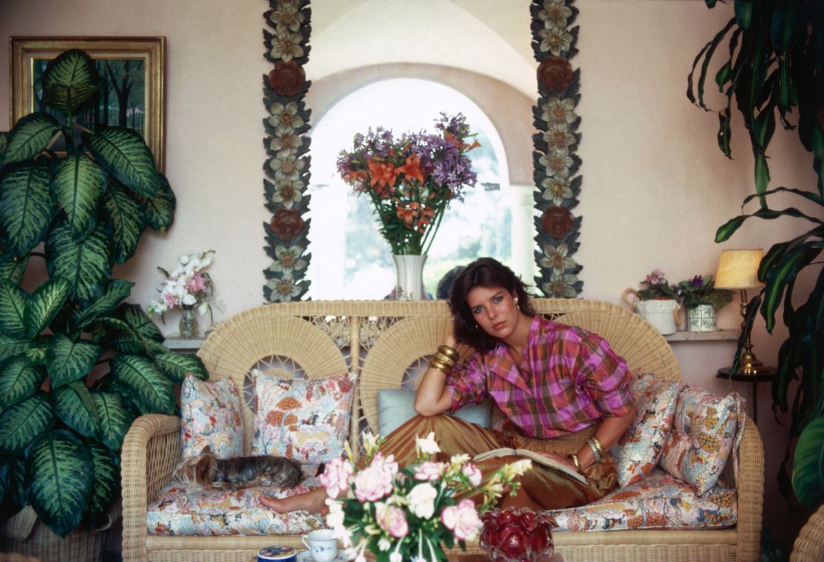 Slim Aarons, Caroline And Pet Slim Aarons, Caroline And Pet