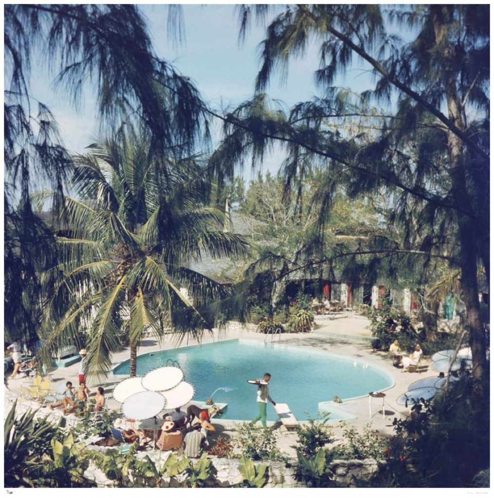 Slim Aarons, Eleuthera Pool Party Slim Aarons, Eleuthera Pool Party