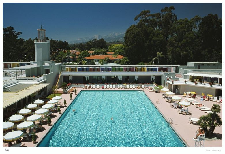 Slim Aarons, Monte Carlo Pool Slim Aarons, Monte Carlo Pool