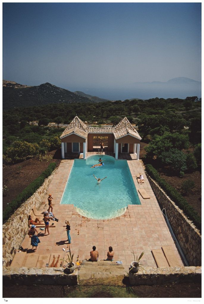 Slim Aarons, Pool At El Cuarton Slim Aarons, Pool At El Cuarton