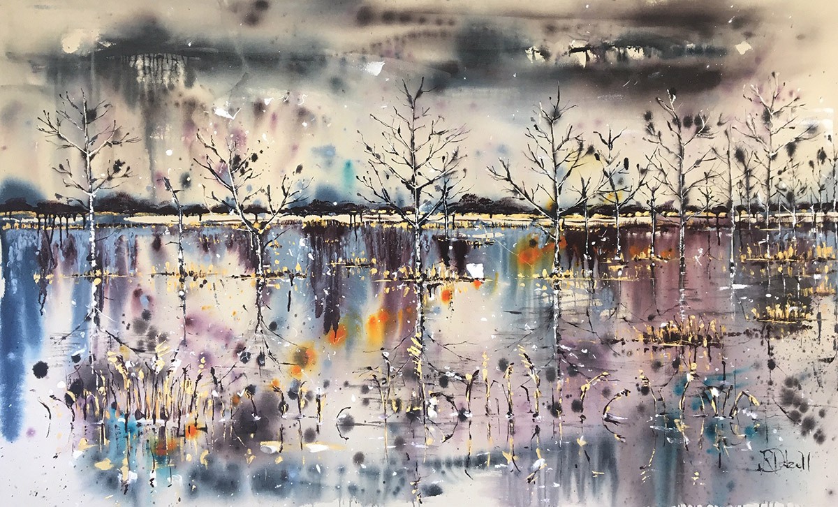Rachael Dalzell, Dusk on the broads Rachael Dalzell, Dusk on the broads