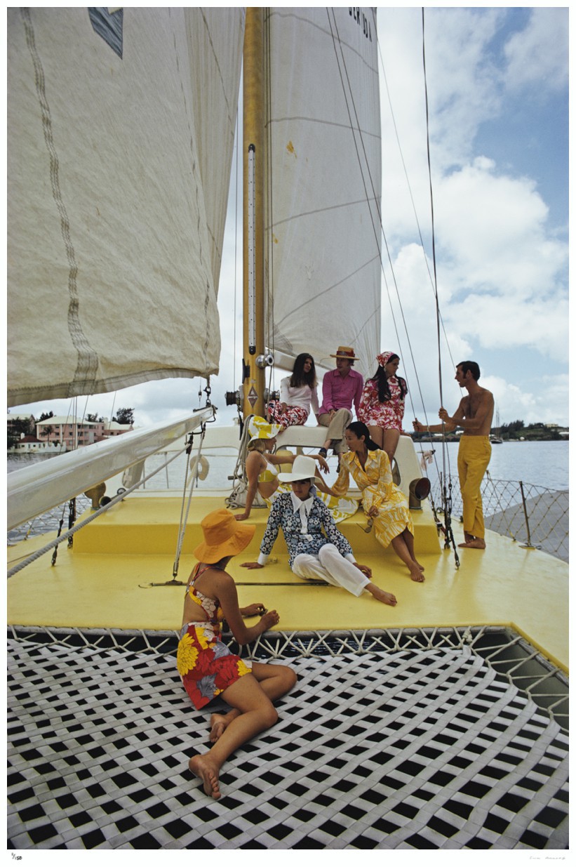 Slim Aarons, A Colourful Crew Slim Aarons, A Colourful Crew