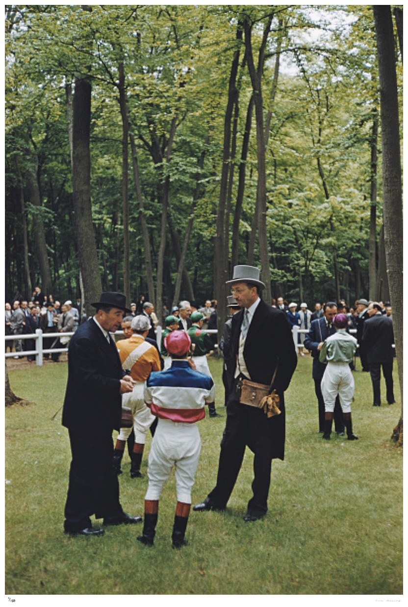 Slim Aarons, Chantilly Racecourse Slim Aarons, Chantilly Racecourse